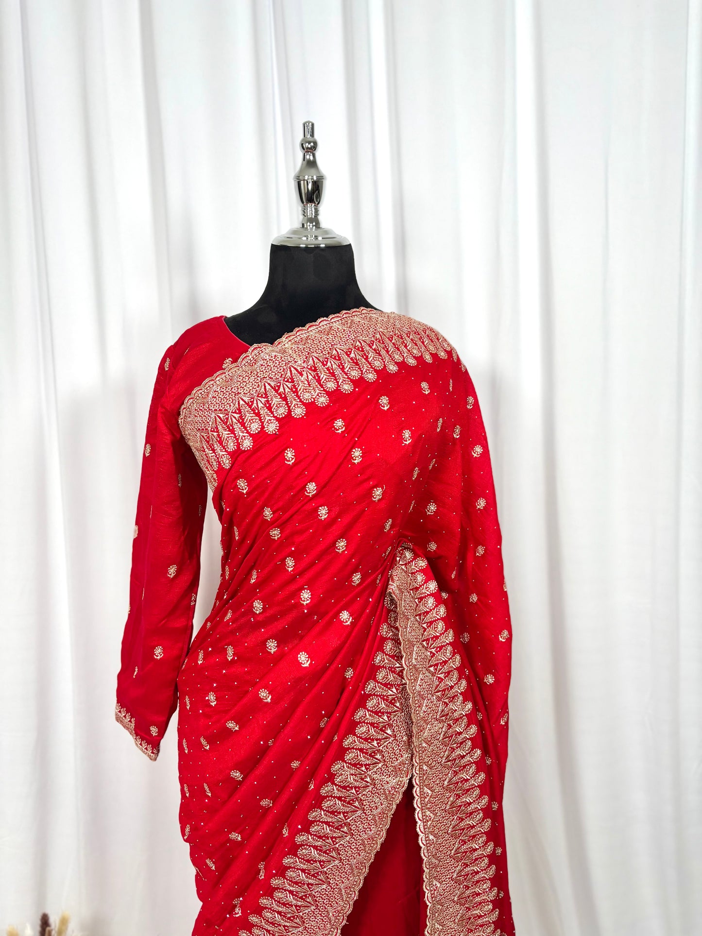 Saree prêt à porter/ One minute saree - Rubis Elégance