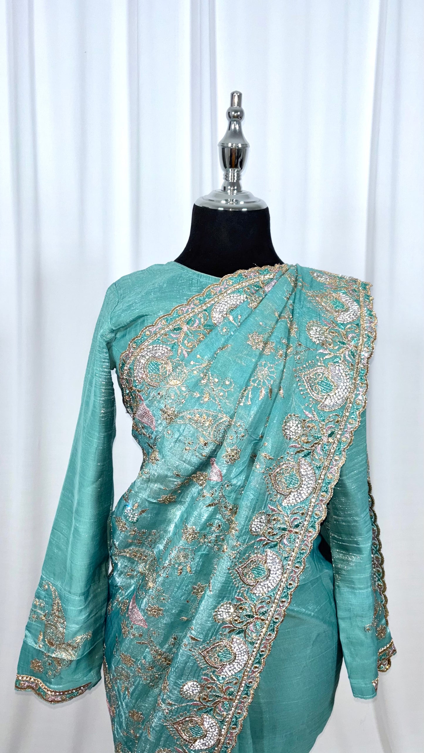 Saree prêt à porter/ One minute saree - Nyméria de Lumière