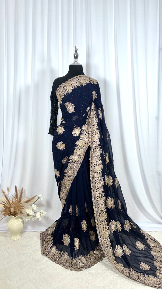 Saree traditionnel - Laam Baleejo