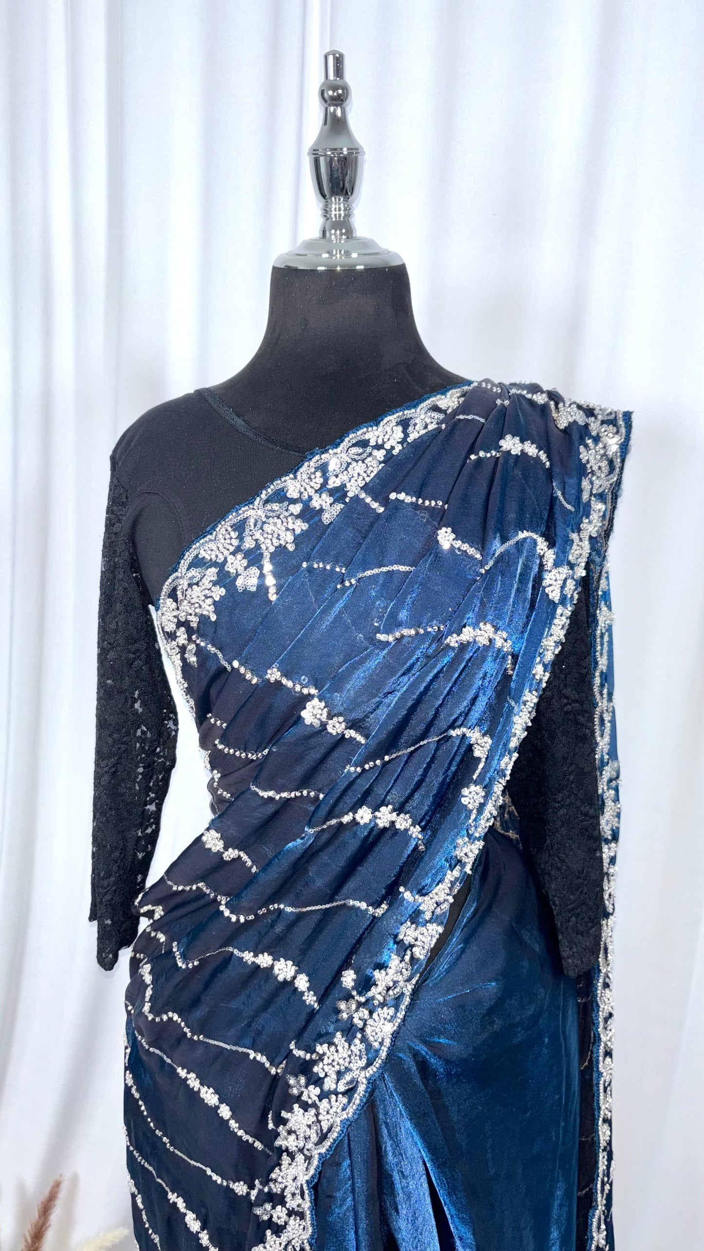 Saree traditionnel - Perle de Lune