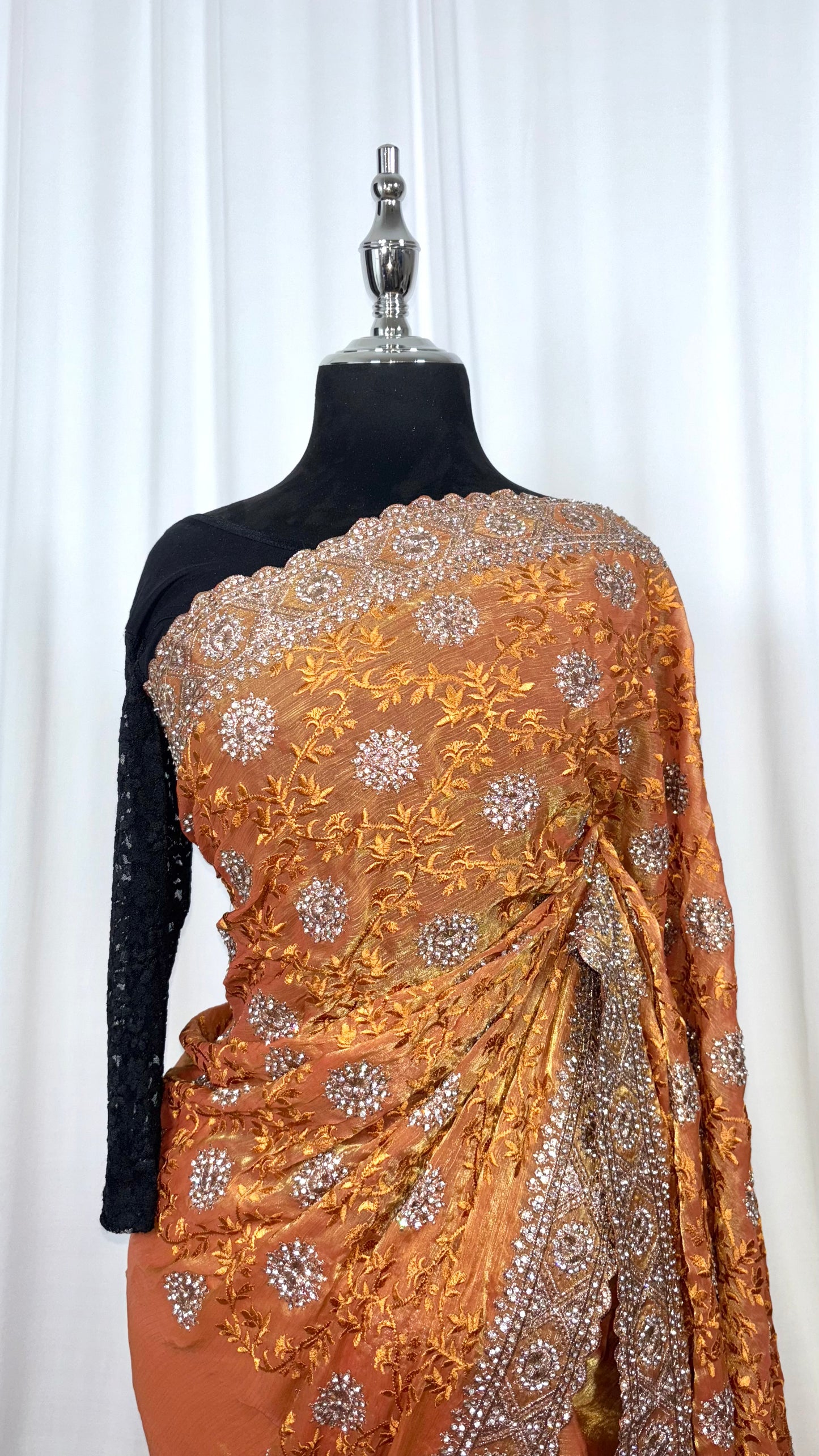 Saree traditionnel - Glowy Honey