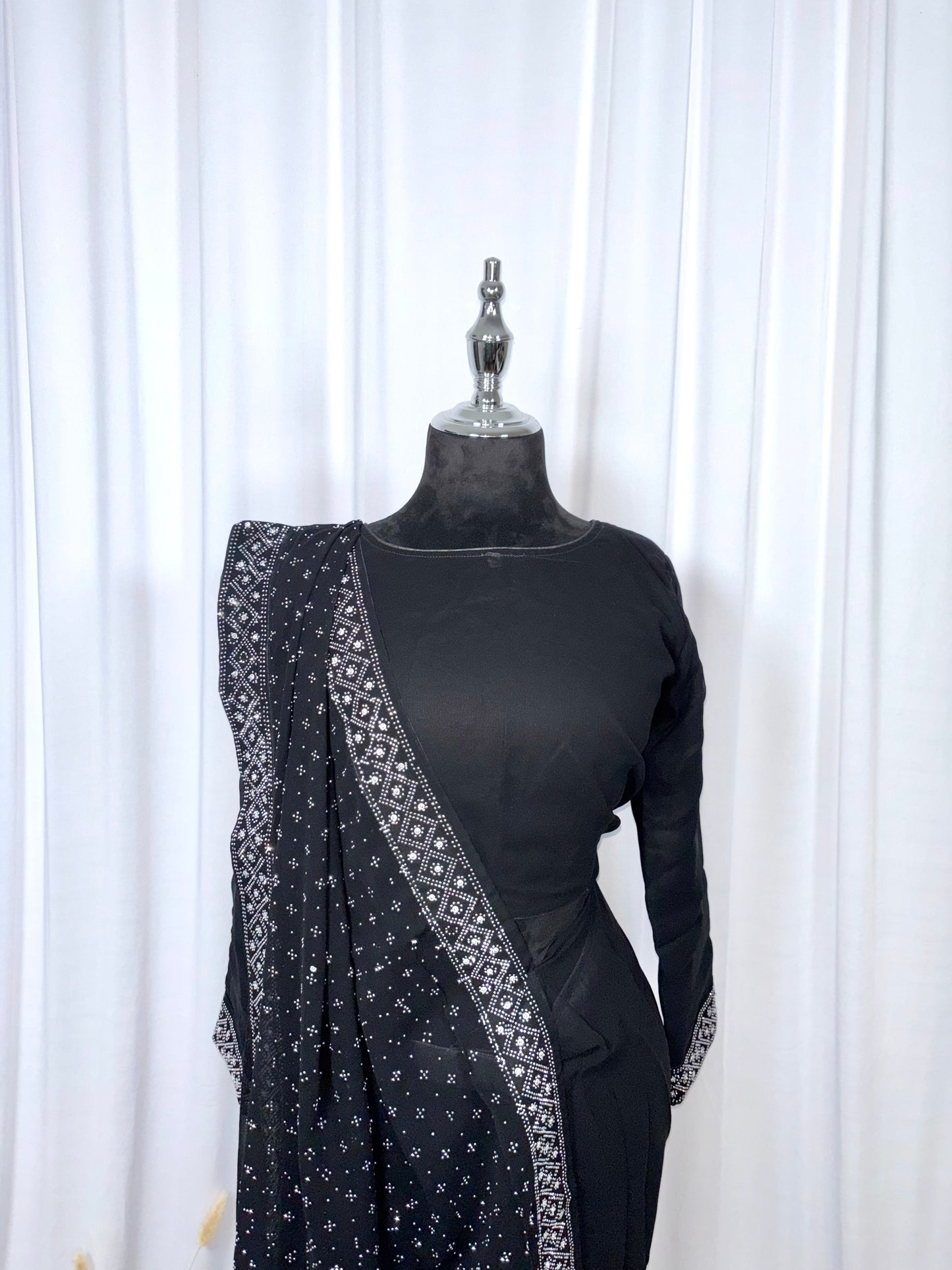 Saree prêt à porter/ One minute saree - Lumière d'Ombre