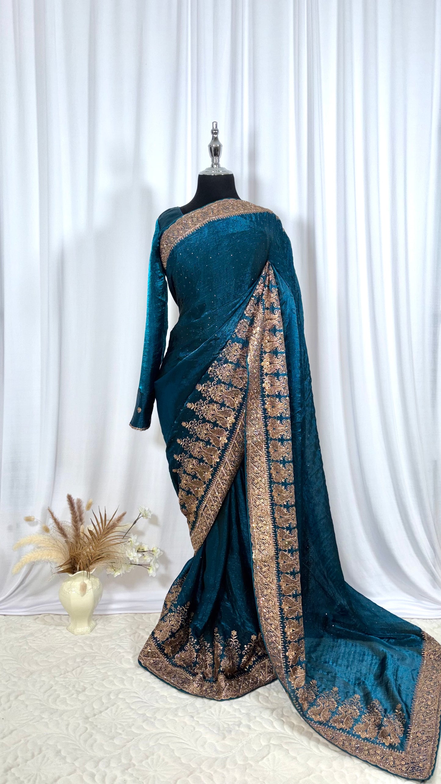 Saree prêt à porter/ One minute saree - Ao Kira