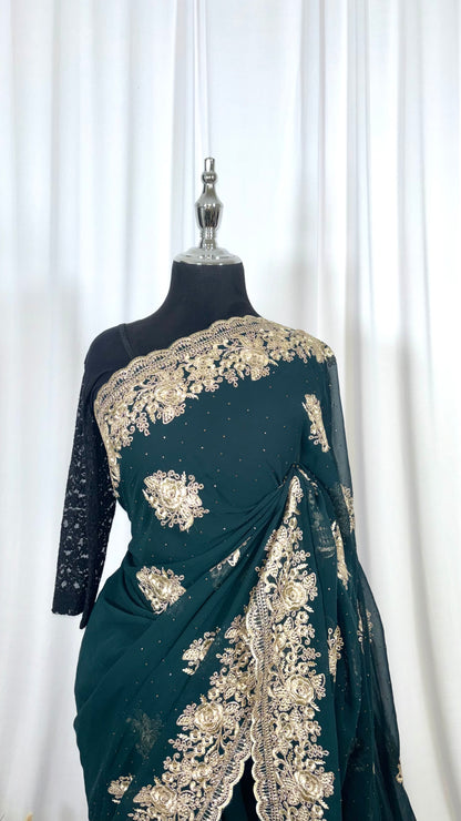 Saree traditionnel - Leydi Baleejo