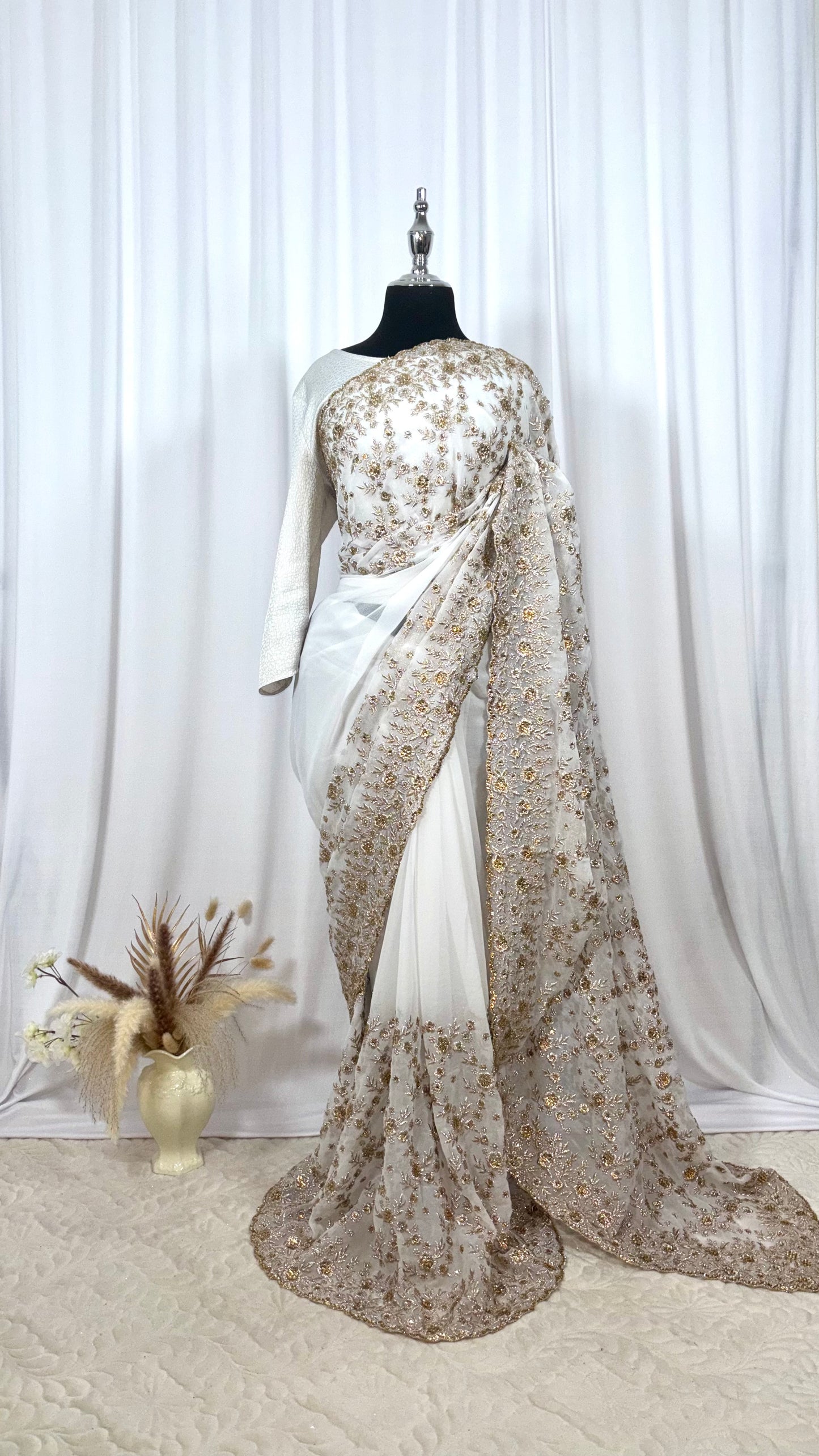 Saree traditionnel - Vennila Gold