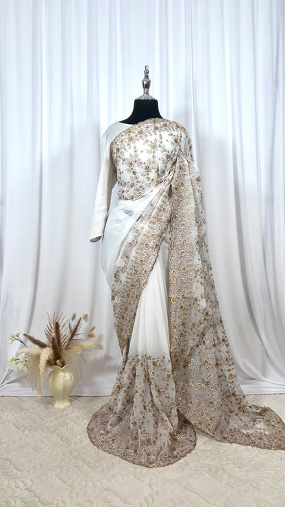 Saree traditionnel - Vennila Gold