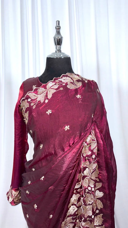 Saree prêt à porter/ One minute saree - Flora Aura