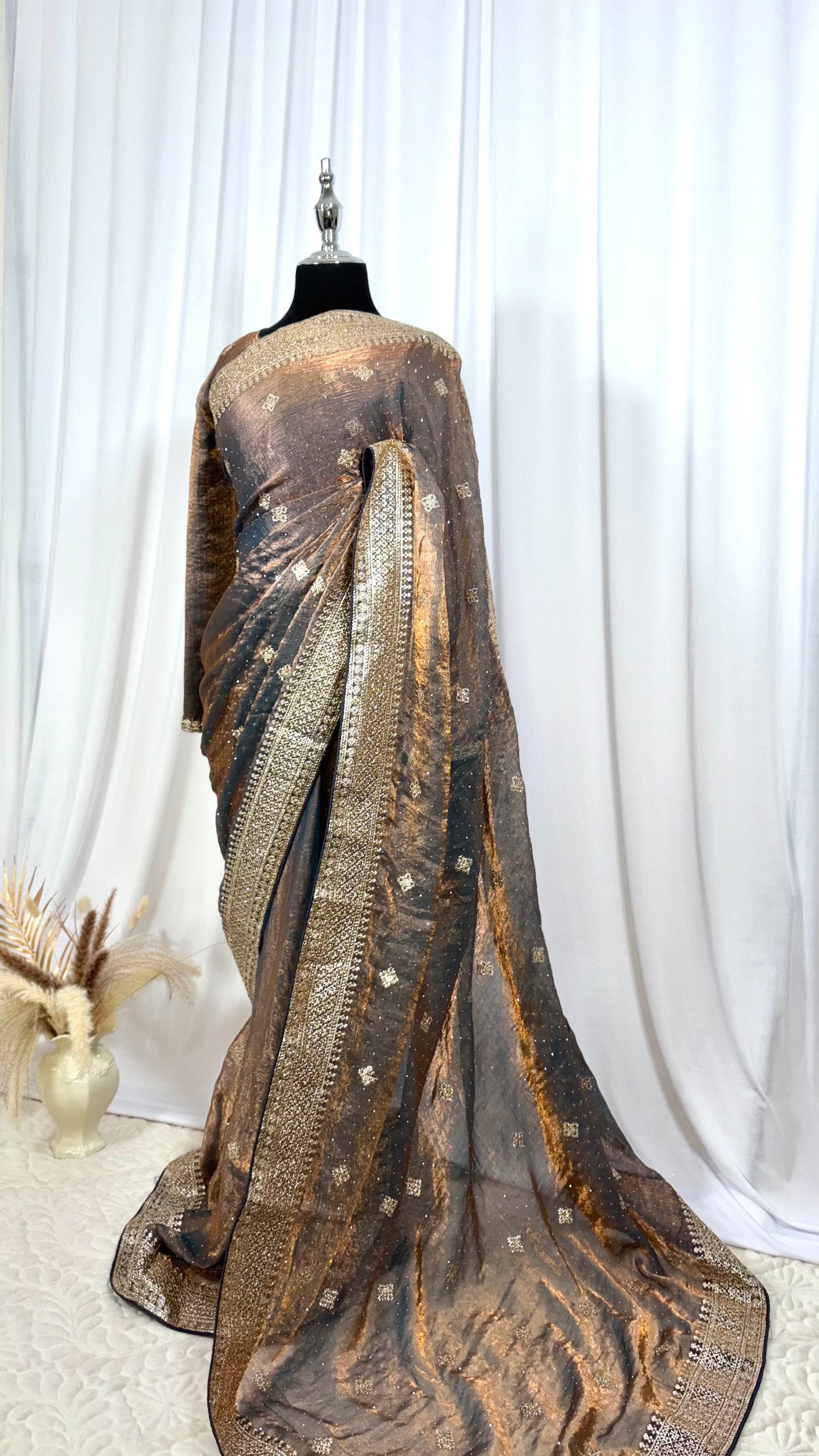 Saree prêt à porter/ One minute saree - Brune Maharani