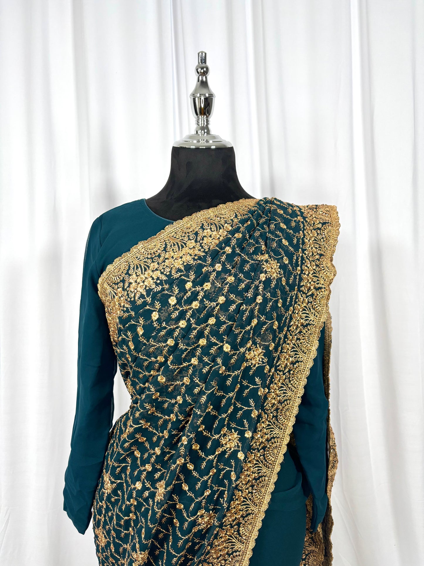 Saree prêt à porter/ One minute saree - Aube d'Or