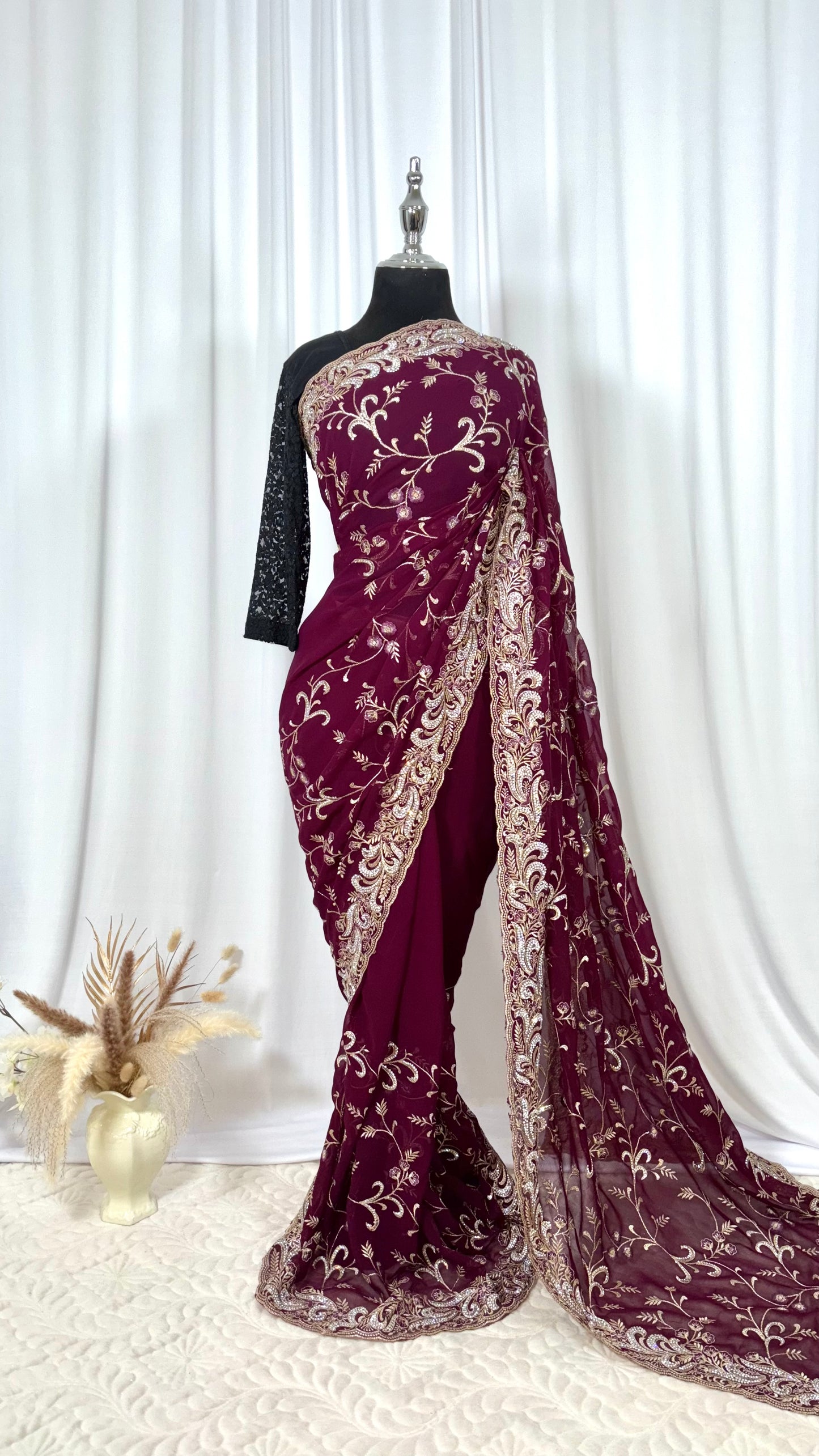 Saree prêt à porter/ One minute saree - Tulip Charm