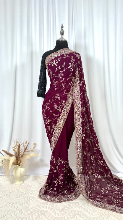 Saree prêt à porter/ One minute saree - Tulip Charm