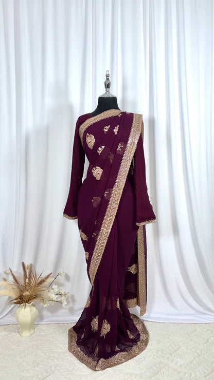 Saree prêt à porter/ One minute saree - Sona Shyam