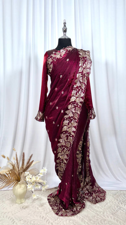 Saree prêt à porter/ One minute saree - Flora Aura