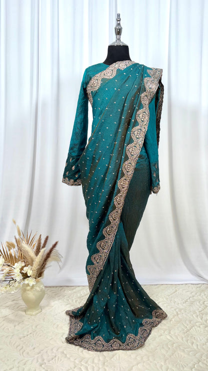 Saree prêt à porter/ One minute saree - Dame de Jade