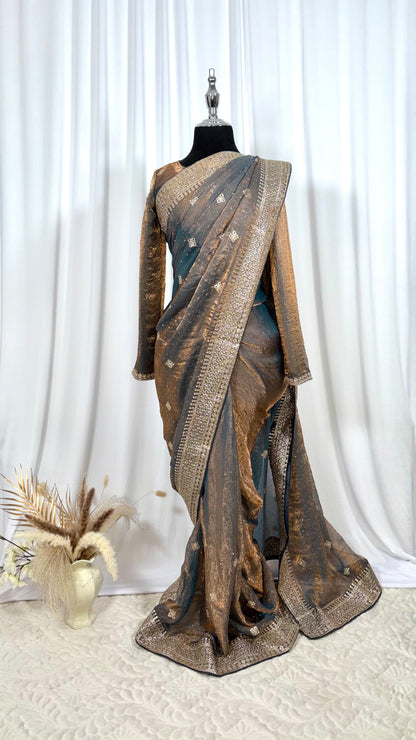 Saree prêt à porter/ One minute saree - Brune Maharani