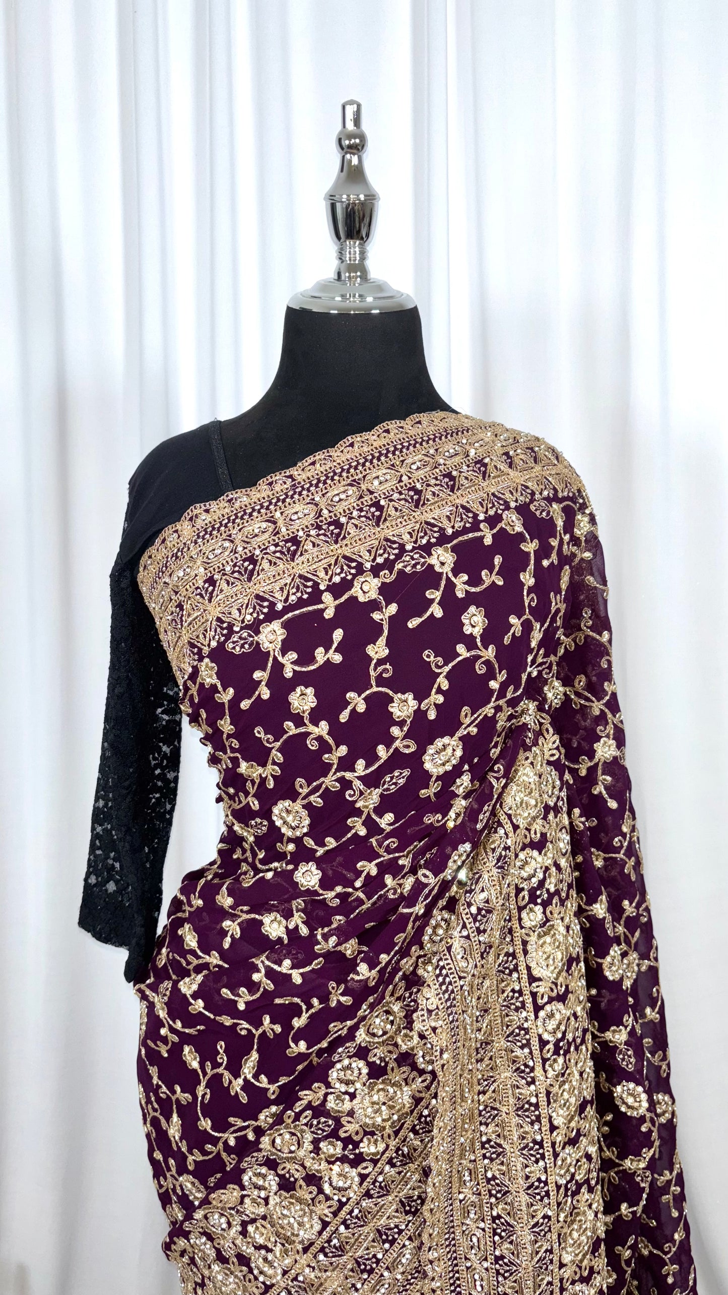 Saree prêt à porter/ One minute saree - Drakshana