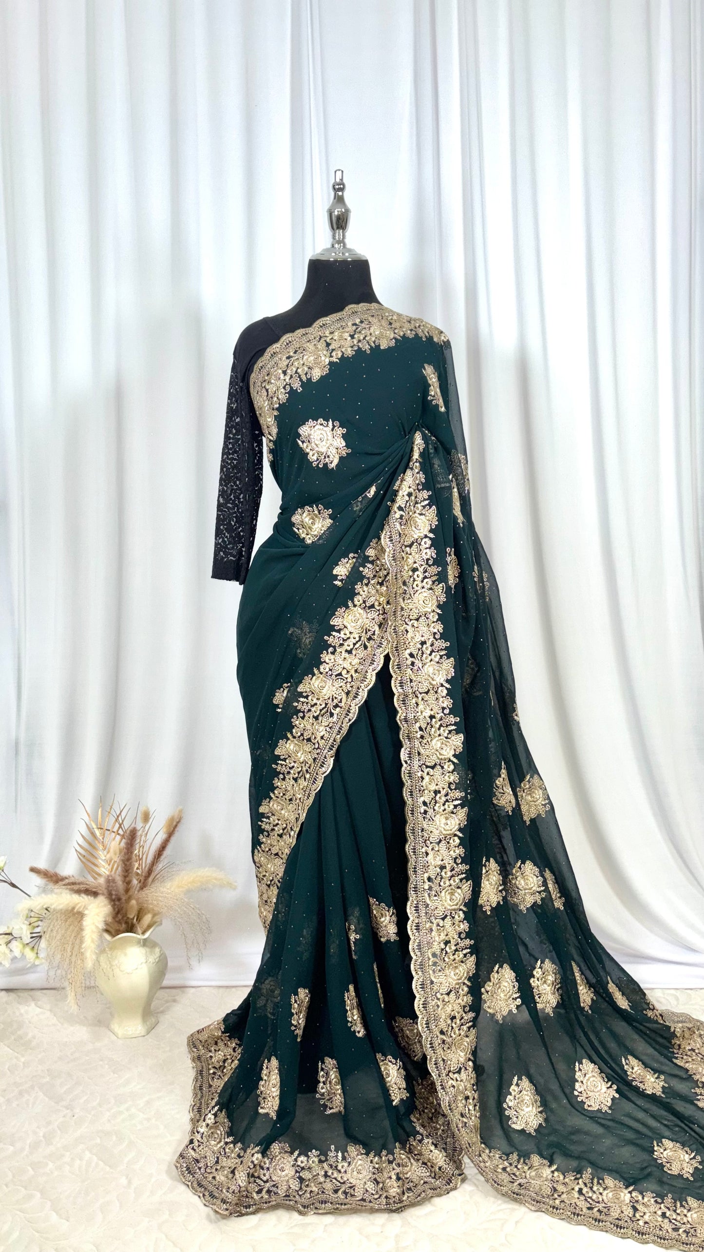 Saree traditionnel - Leydi Baleejo