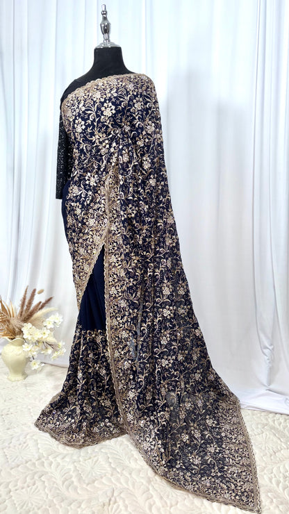Saree traditionnel - Night of Gold