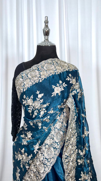 Saree traditionnel - Fleur Nuitée