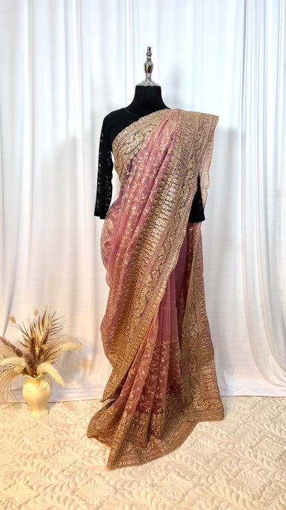 Saree traditionnel - Nectar de Rose