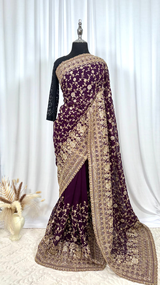 Saree prêt à porter/ One minute saree - Drakshana