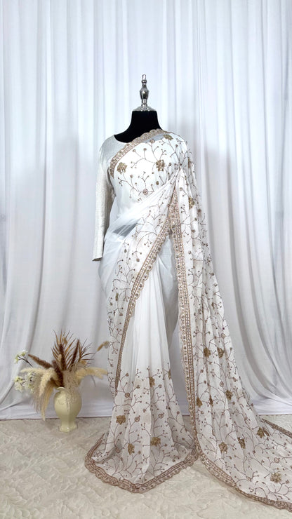 Saree traditionnel - Cloud Leaf