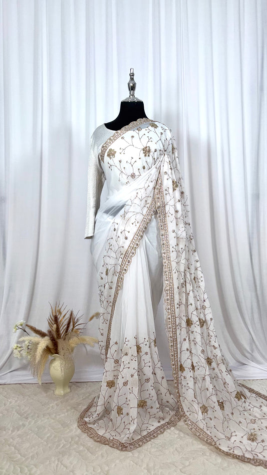Saree traditionnel - Cloud Leaf