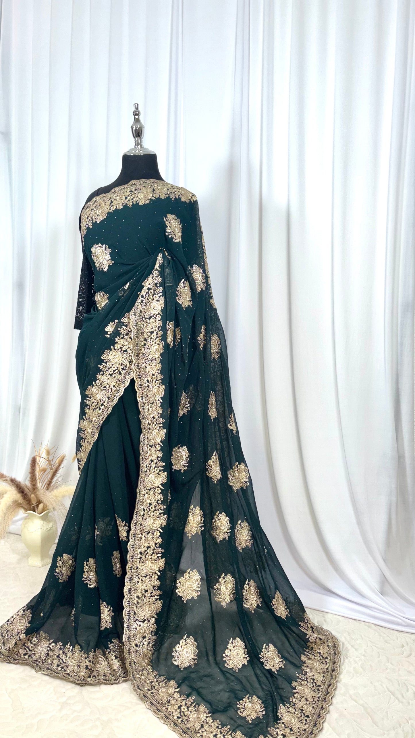 Saree traditionnel - Leydi Baleejo
