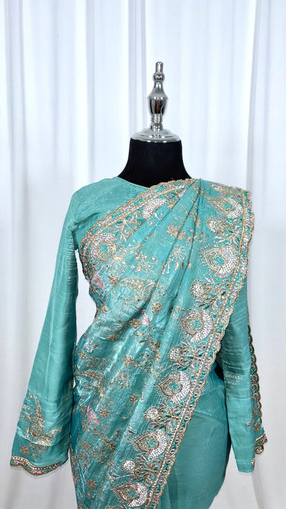 Saree prêt à porter/ One minute saree - Nyméria de Lumière