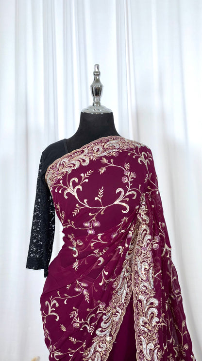 Saree prêt à porter/ One minute saree - Tulip Charm