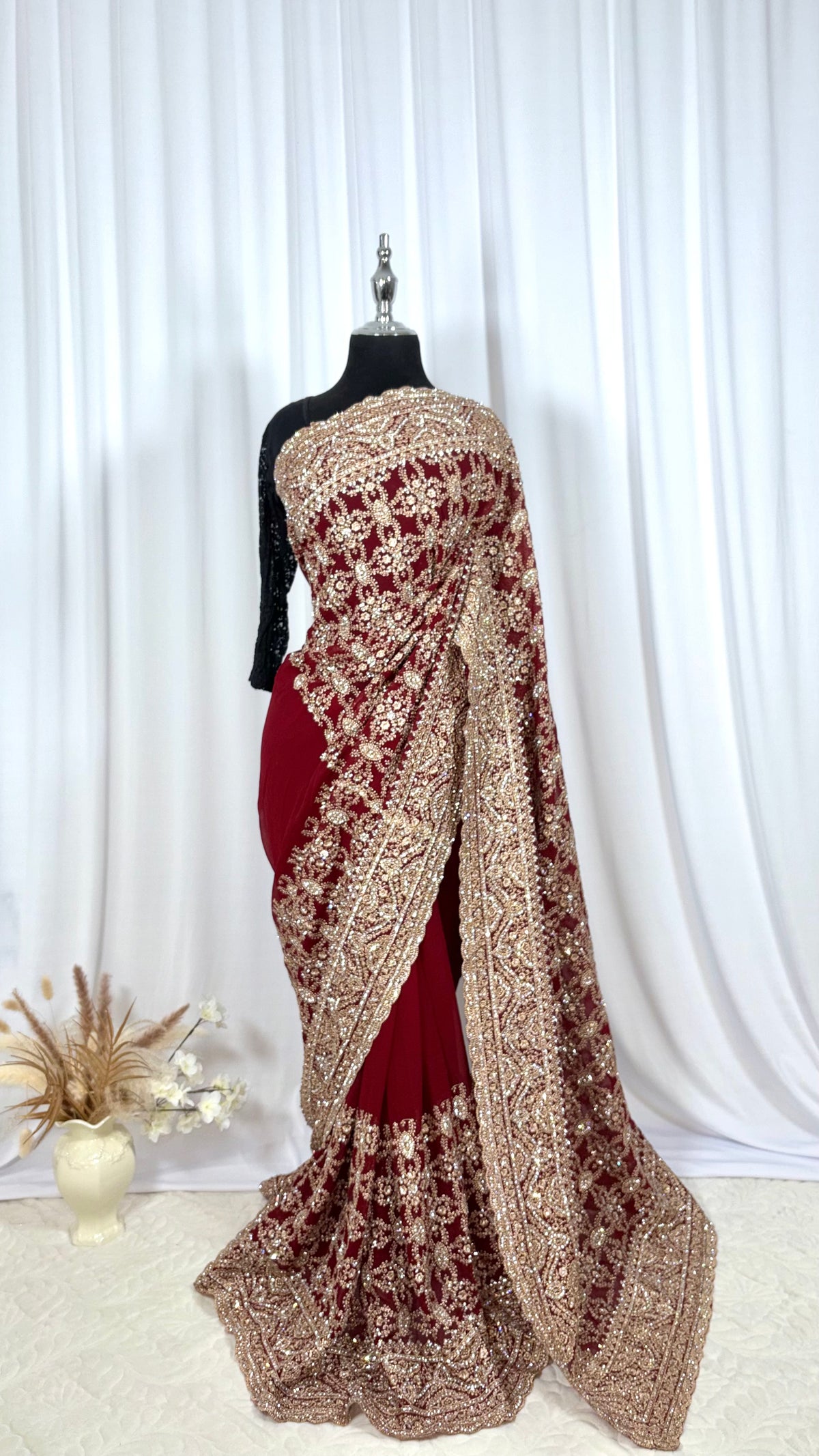 Saree traditionnel - Sembaruthi