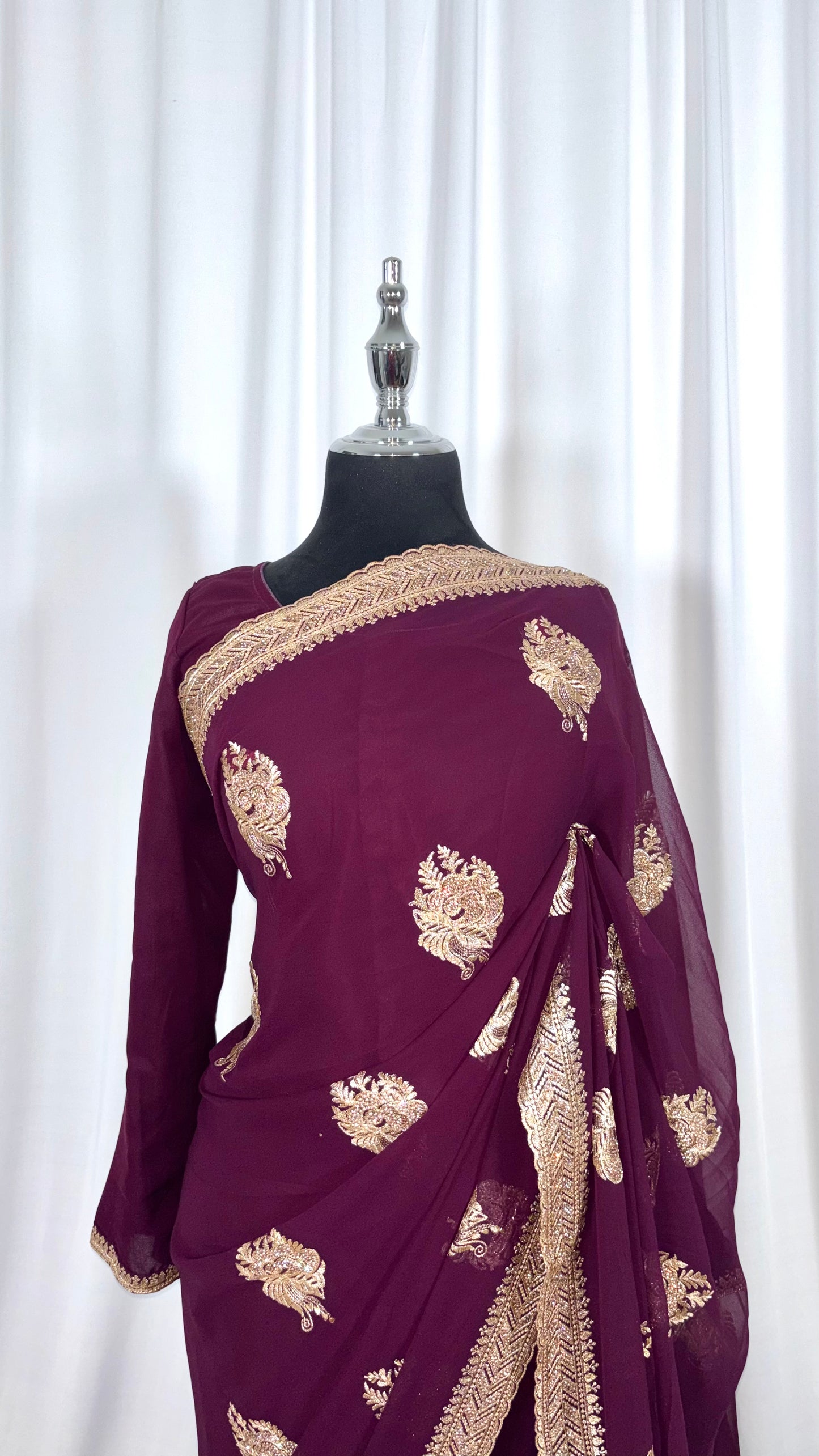 Saree prêt à porter/ One minute saree - Sona Shyam