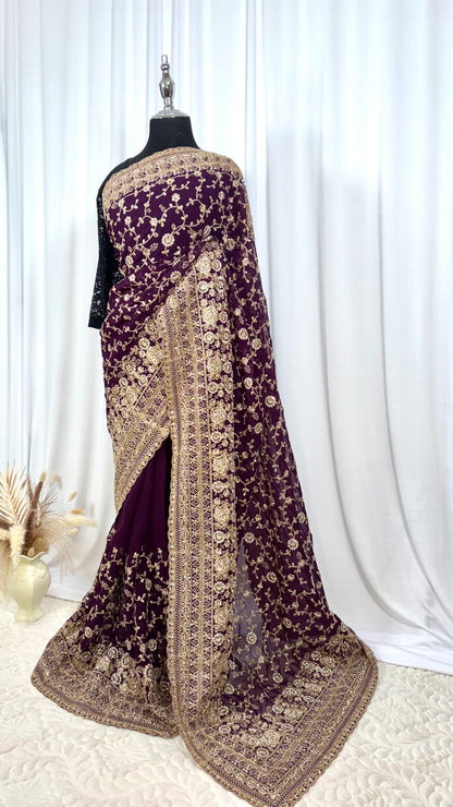 Saree prêt à porter/ One minute saree - Drakshana